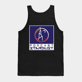 Podcast Stardust Blue with Multi-Pixel Logo Tank Top